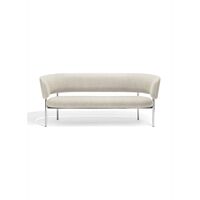 Font Sofa Beige Boucle Elle 0200/Poleret Stål Stel