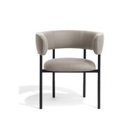 Font Spisebordsstol with Armrest Trio 0205/Black Frame