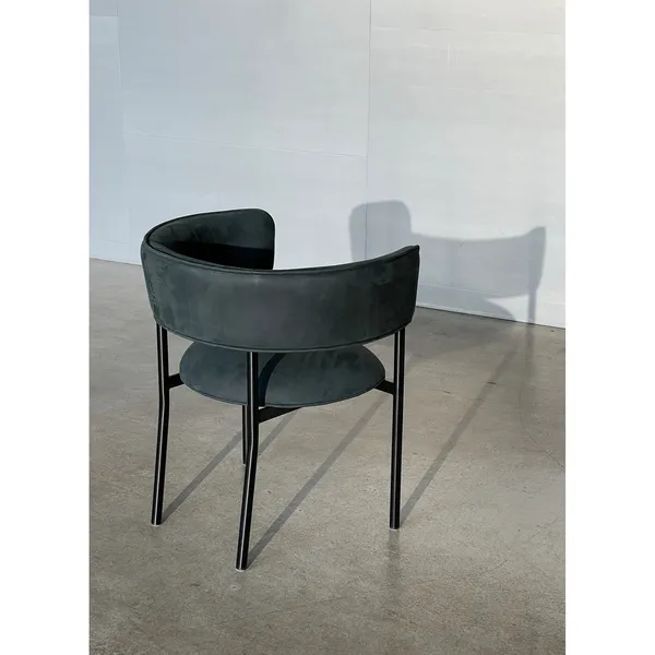 Font Spisebordsstol with Armrest Trio 0205/Black Frame