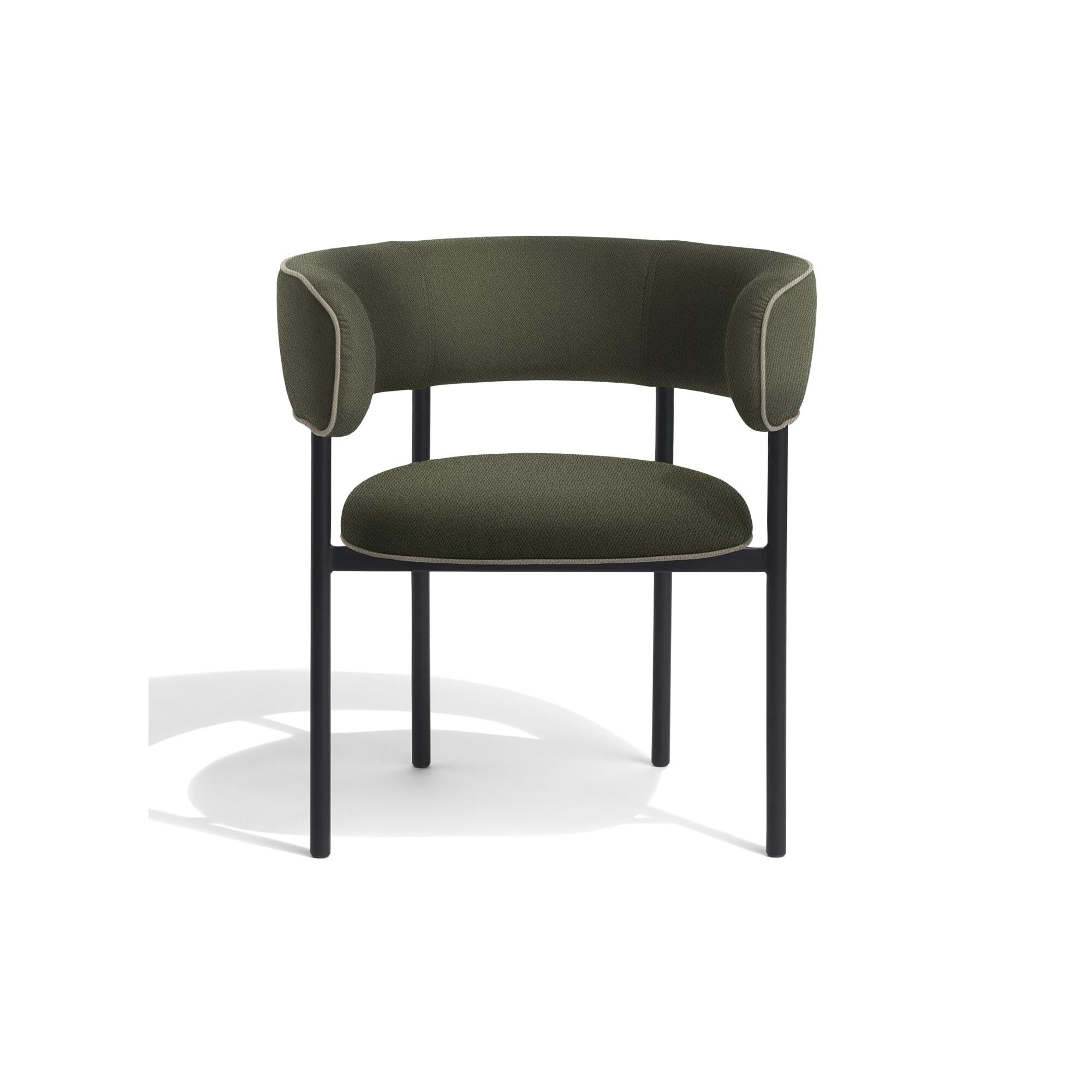 Font Spisebordsstol med Armln Vidar 972/Sort Stel