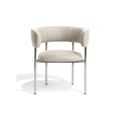 Beige Boucle Elle 0200/Poleret Stål Stel