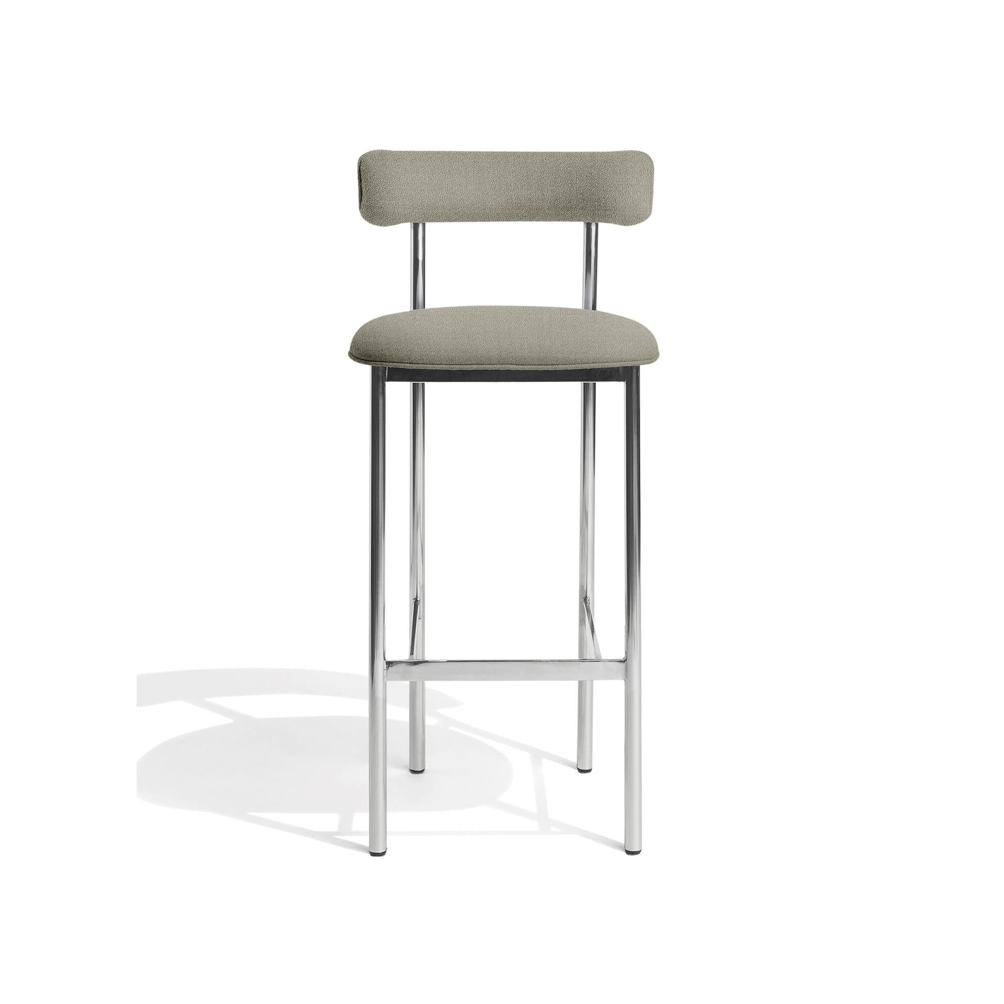 Font Barstol 65 cm Vidar 222/Polert Stålunderstell