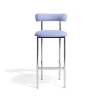 Font Bar Stool 65 cm Divina 676/Polished Steel Frame