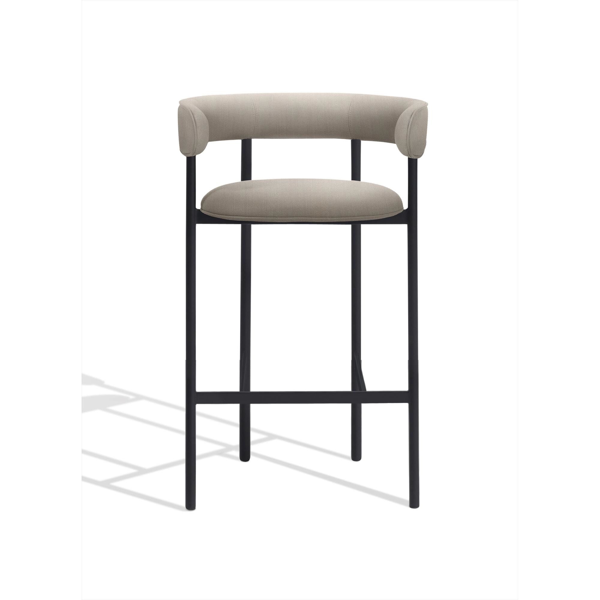 Font Barstol med Armln 65 cm Trio 0205/Sort Stel