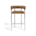 Dunes Cognac / Polished Steel Frame