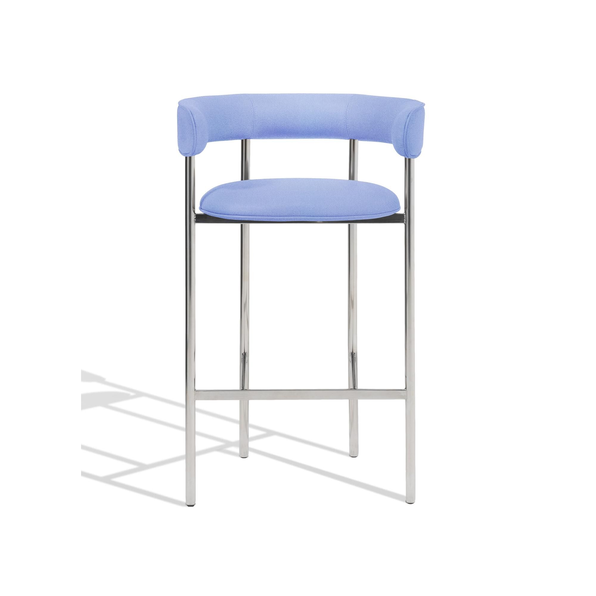 Font Barstol med Armln 65 cm Divina 676/Poleret Stl Stel