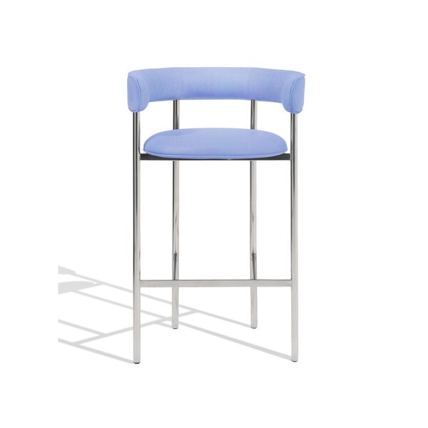 Font Sgabello da Bar con Braccioli 65 cm Divina 676/Struttura in Acciaio Lucidato