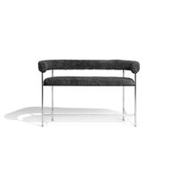 Sheepskin Gray / Polished Steel Frame