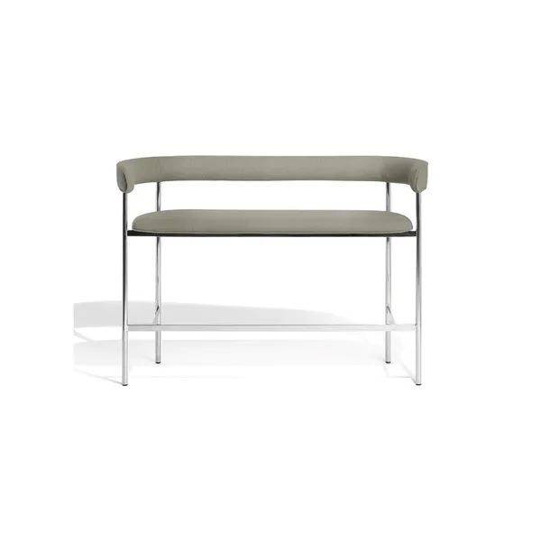 Font Bar Sofa 65 cm Vidar 222/Polished Steel Frame