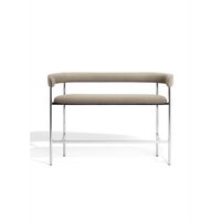Font Bar Sofa 75 cm Vidar 222/Polished Steel Frame