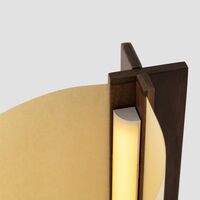 CATA Table Lamp Walnut/Natural