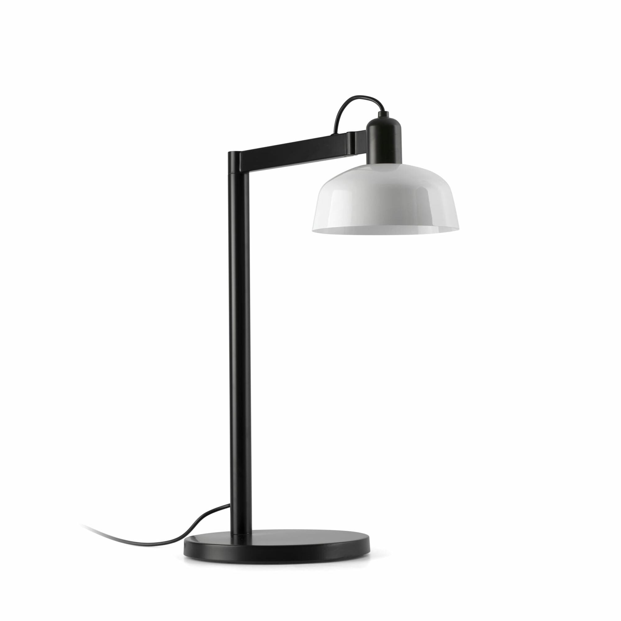 TATAWIN Bordlampe Satin Sort/Hvid