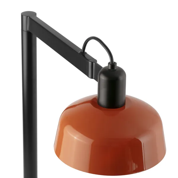 TATAWIN Table Lamp Satin Black/ Reddish Orange