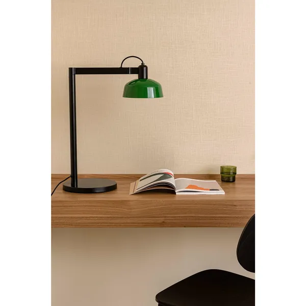 TATAWIN Table Lamp Satin Black/ Green
