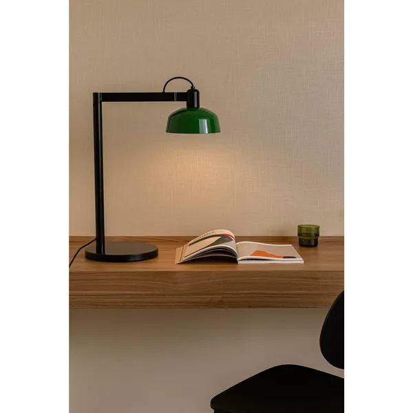 TATAWIN Table Lamp Satin Black/ Green