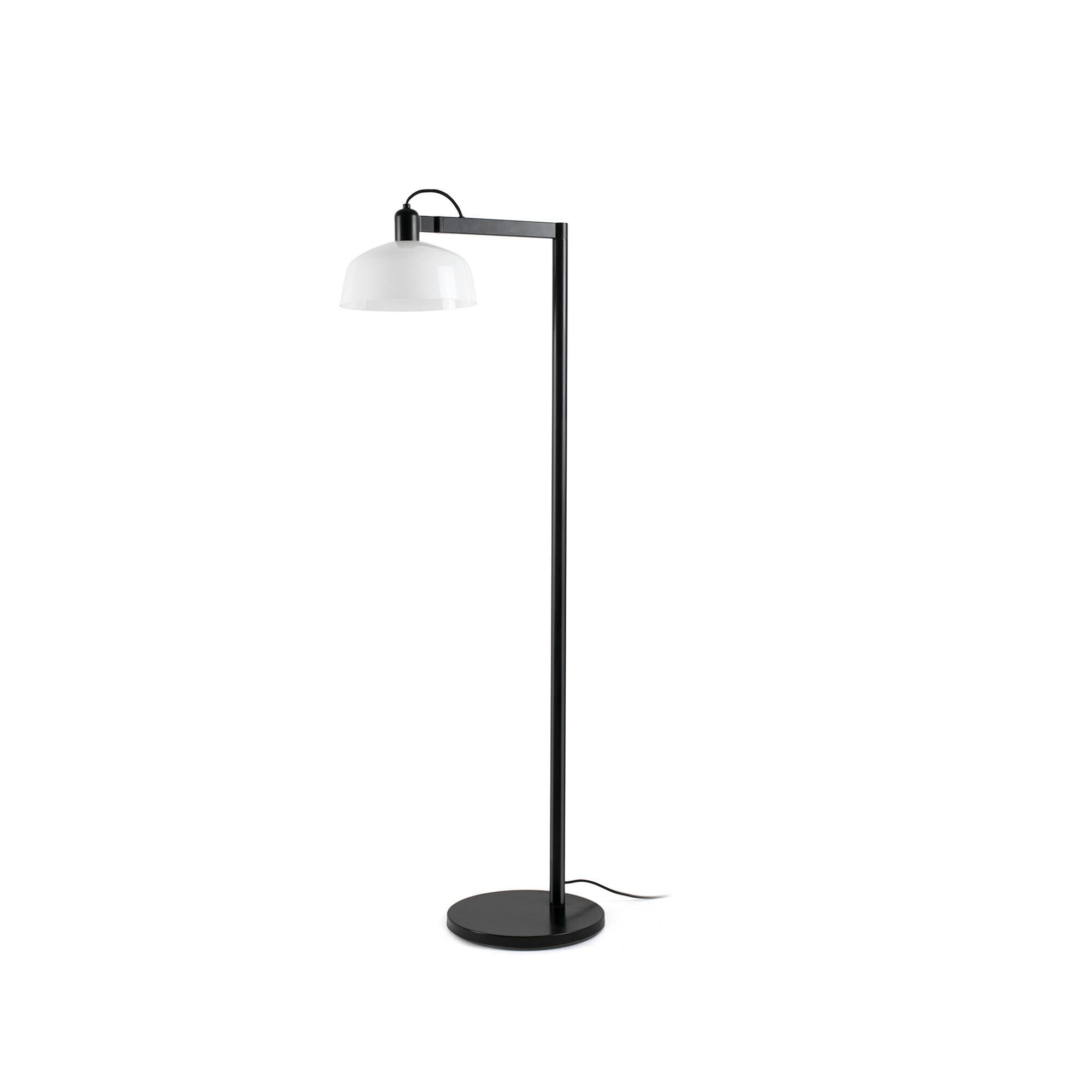 TATAWIN Gulvlampe Satin Sort/Hvid