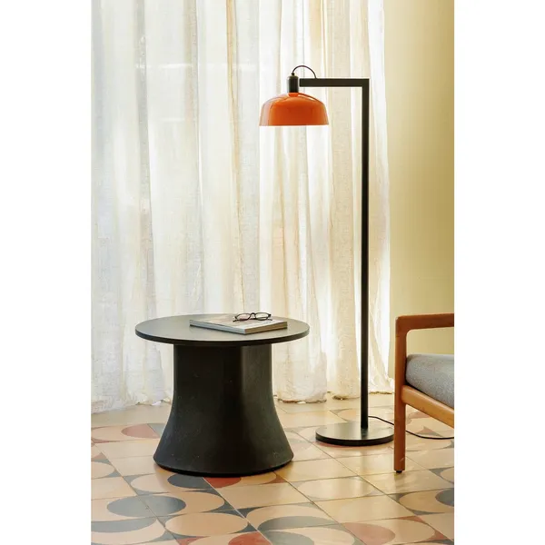 TATAWIN Gulvlampe Satin Sort/Sort