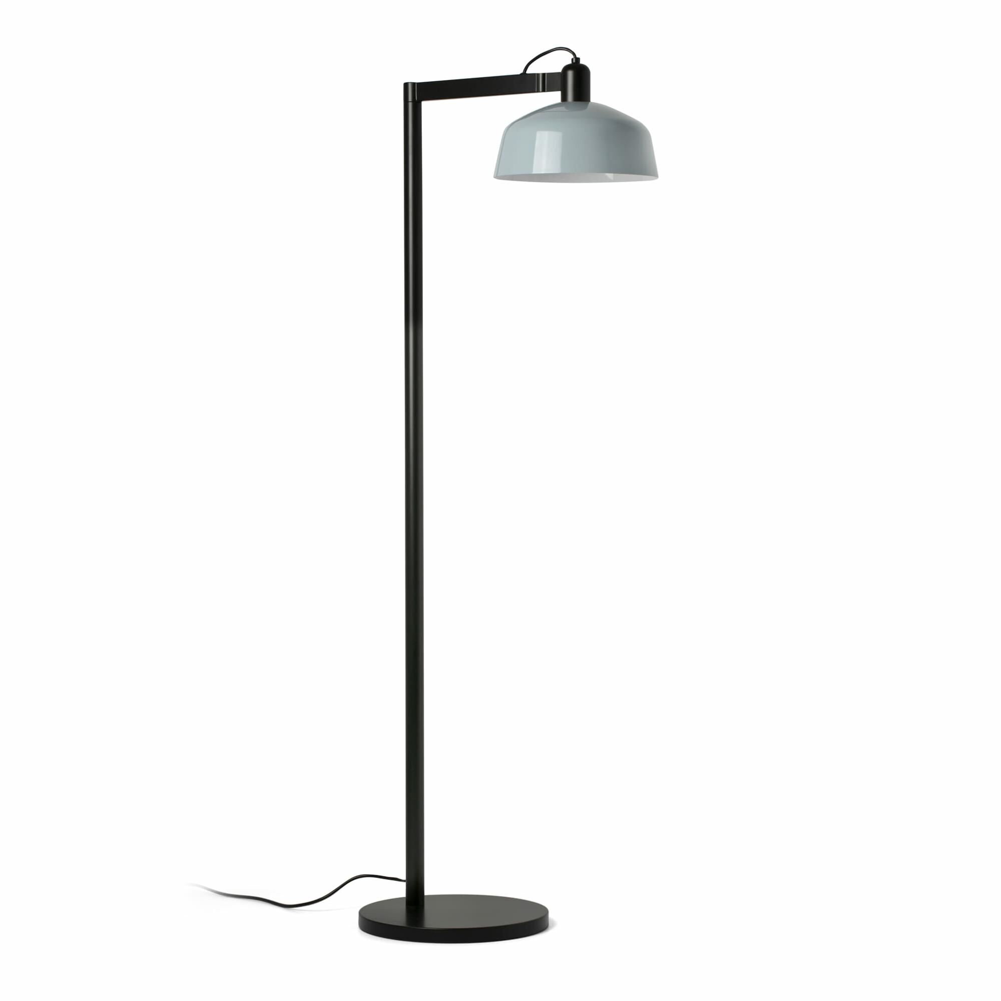 TATAWIN Gulvlampe Satin Sort/Grayish Blue
