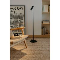Schwarz LEO Stehlampe Matt