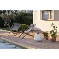 NARA Tafellamp Beige/ Opaal Wit