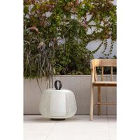 NARA Bordslampa Rostbrun/ Opalvit
