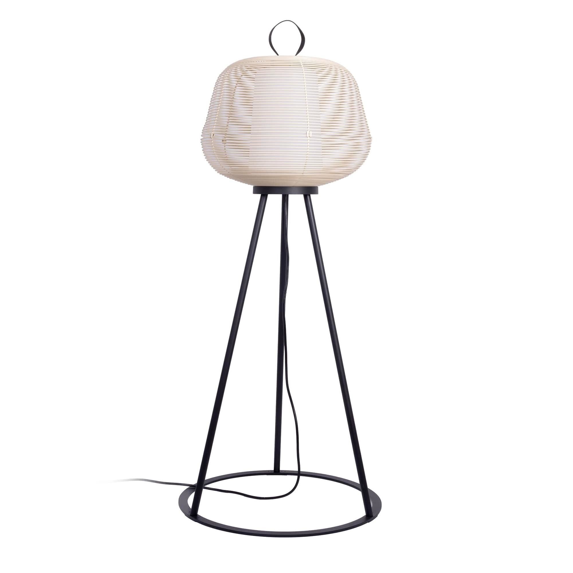NARA Udendrs Gulvlampe Beige/Opal Hvid