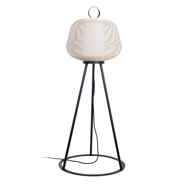NARA Outdoor Floor Lamp Beige/ Opal White