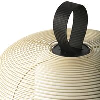 NARA Outdoor Floor Lamp Beige/ Opal White