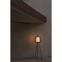 NARA Outdoor Floor Lamp Matt Black/ Opal White