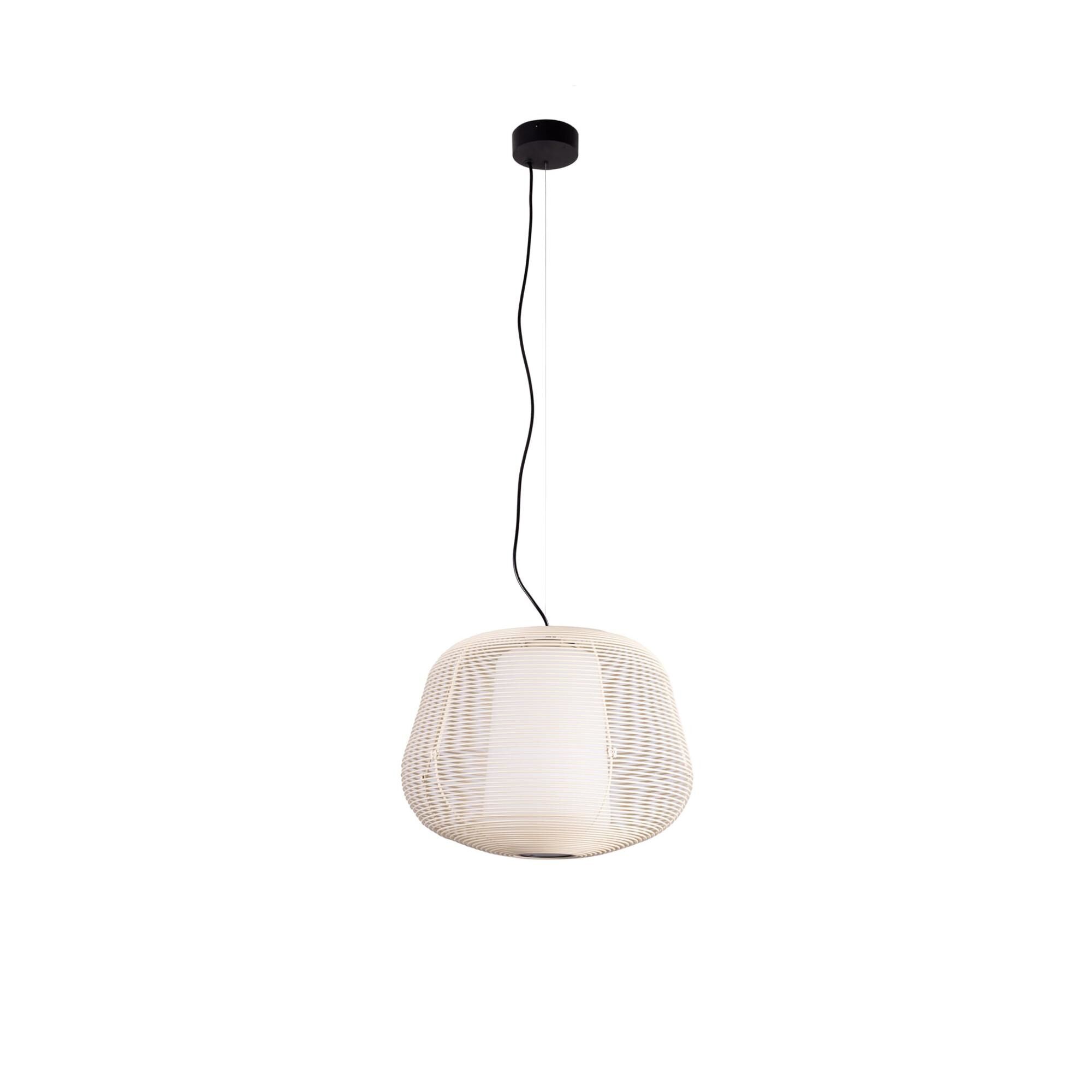 NARA Udendrs Pendel Beige/Opal Hvid