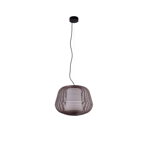 NARA Outdoor Pendant Rust Brown/ Opal White