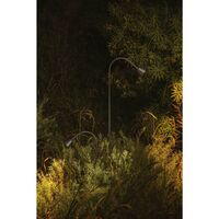 LILY 300 Gartenlampe mit Speer Schwarz