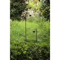LILY 1190 Gartenlampe mit Speer Schwarz
