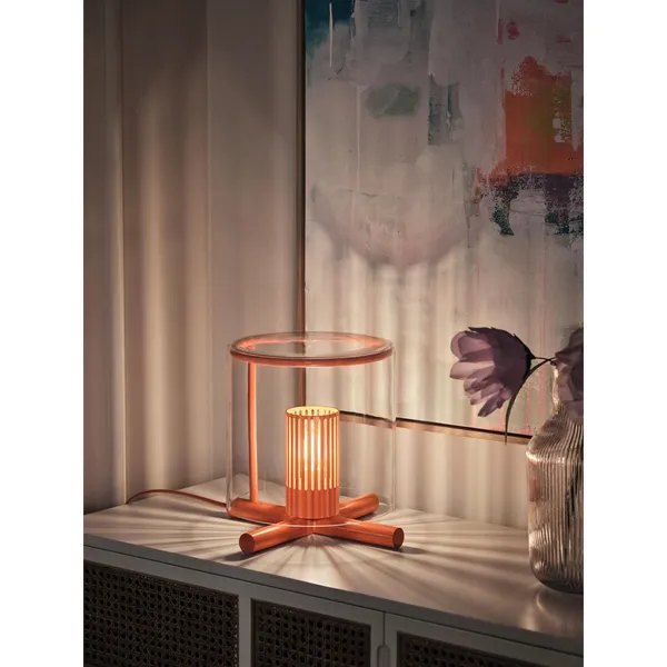 Fireplace Bordlampe Rød