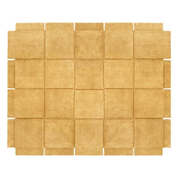 Basket -matto 245x300 Keltainen Okra