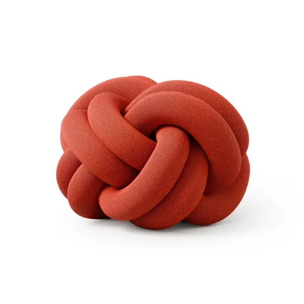Knot Cushion Orange Red