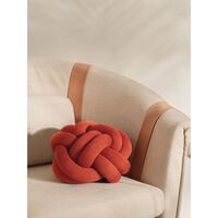 Knot Cushion Orange Red