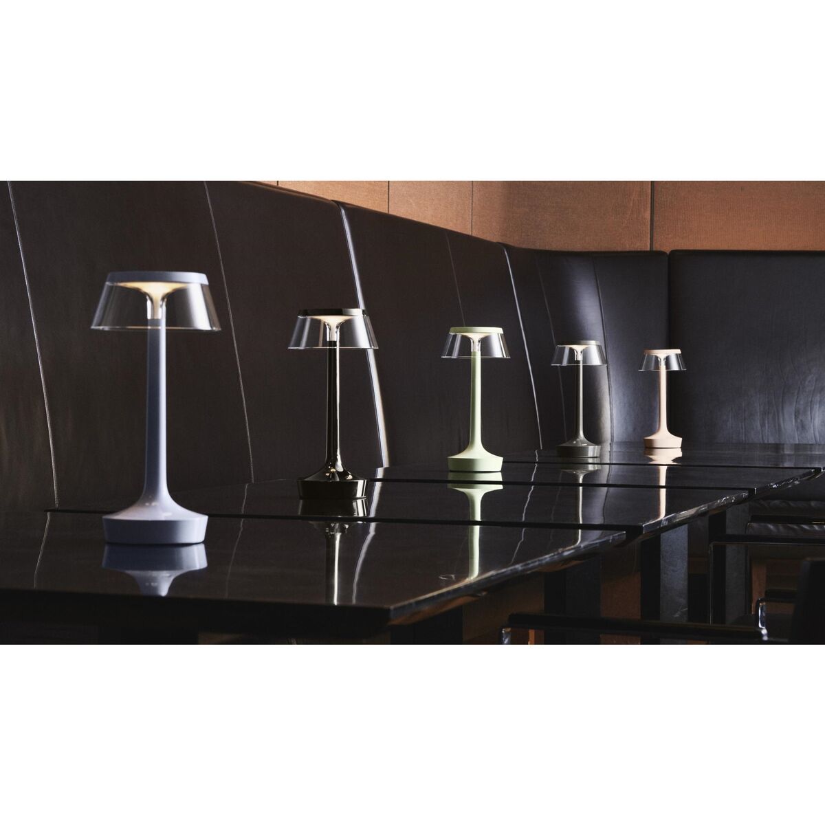 Bon Jour Unplugged Przenośna Lampa Prawie Biała