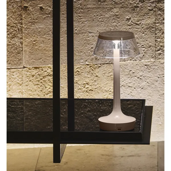 Bon Jour Unplugged Transportabel Lampe Almost White