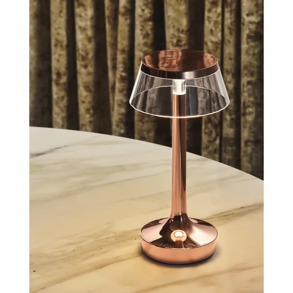 Bon Jour Unplugged Portable Lamp Copper