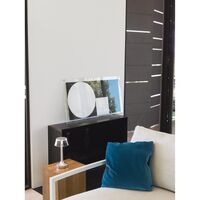 Bon Jour Unplugged Portable Lamp Black Chrome