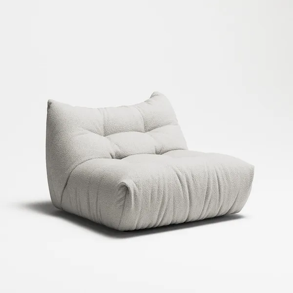 MONO Middle Sofa Module Steam White