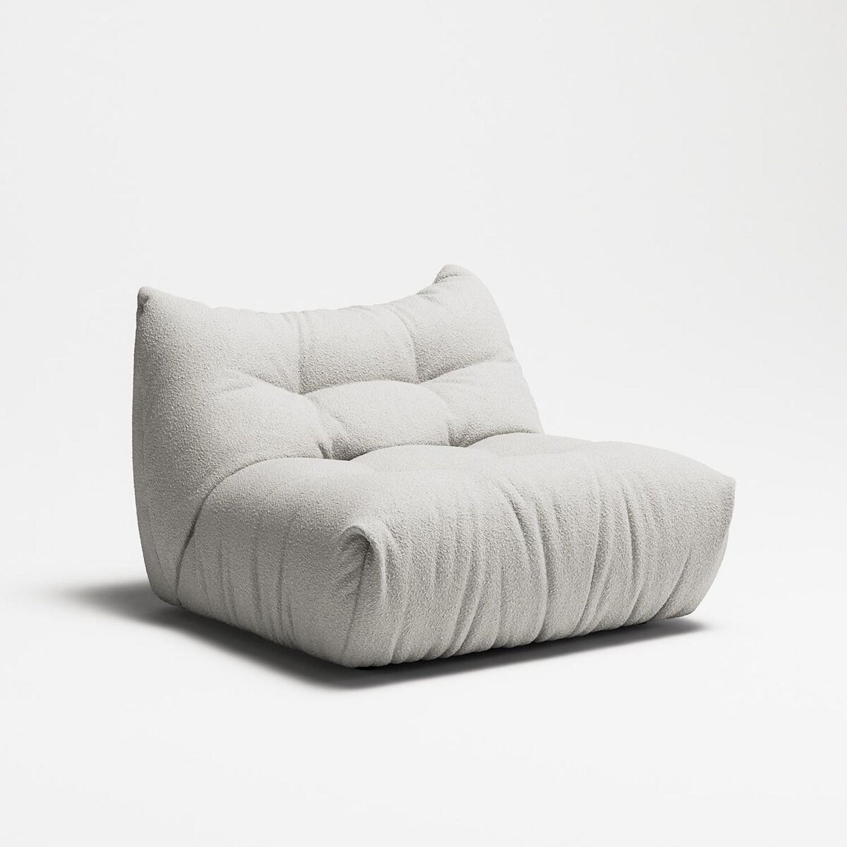 MONO Middle Sofa Module Steam White