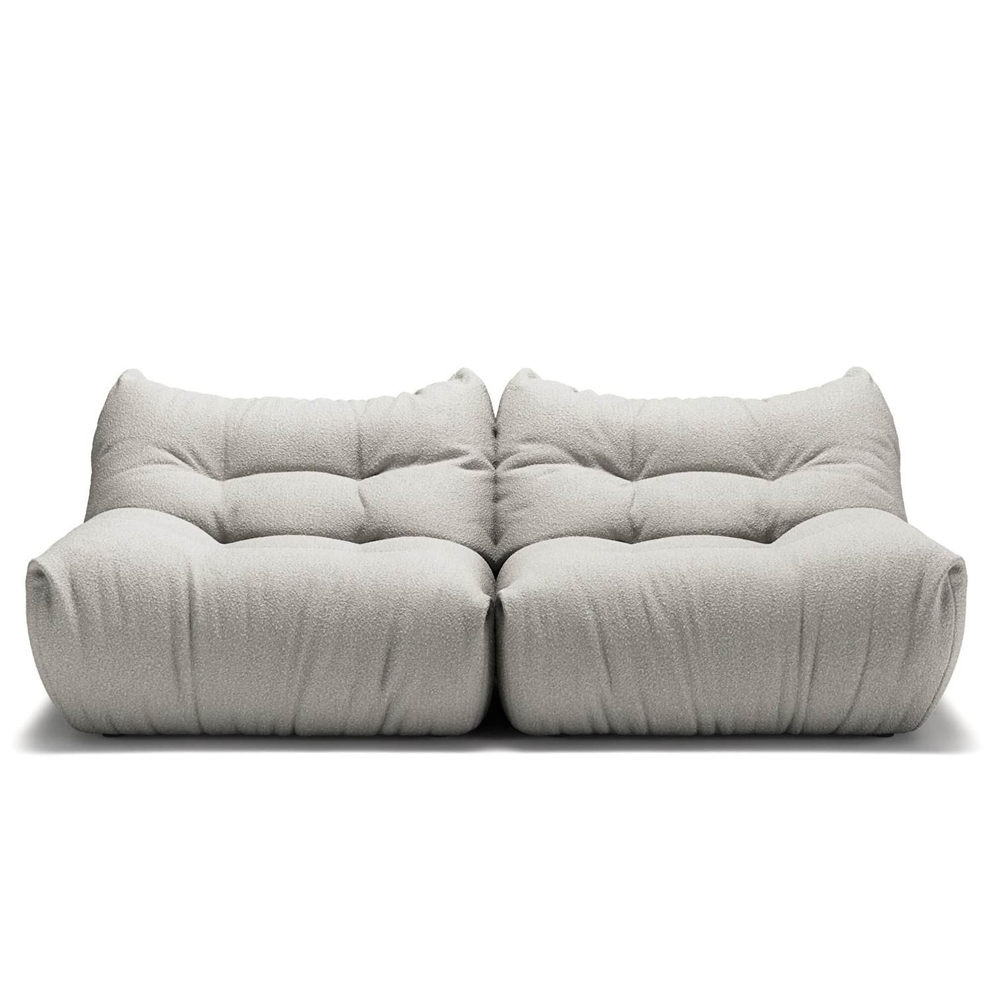 MONO Canapé 2 Places Steam White