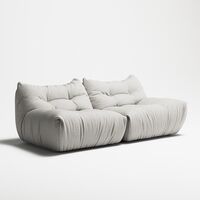 MONO Sofa 2-osobowa Steam White