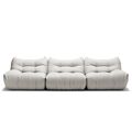 MONO 3-sitssoffa Steam White