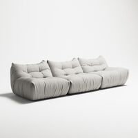 MONO 3-sitssoffa Steam White