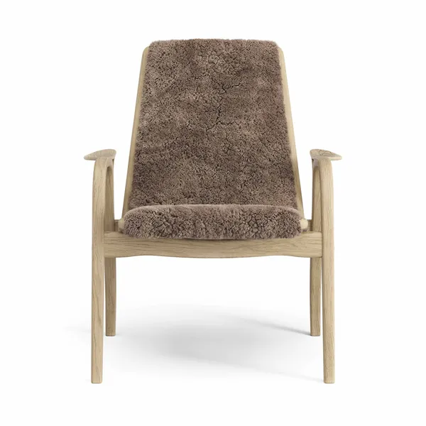 Laminett Sessel Eichenfurnier/Sahara/Schaffell