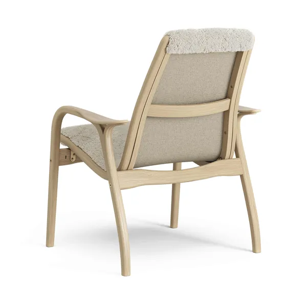 Laminett Sessel Eichenfurnier/Moonlight/Schaffell