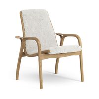 Laminett Fauteuil Geolied Eiken/Off White/Schapenhuid